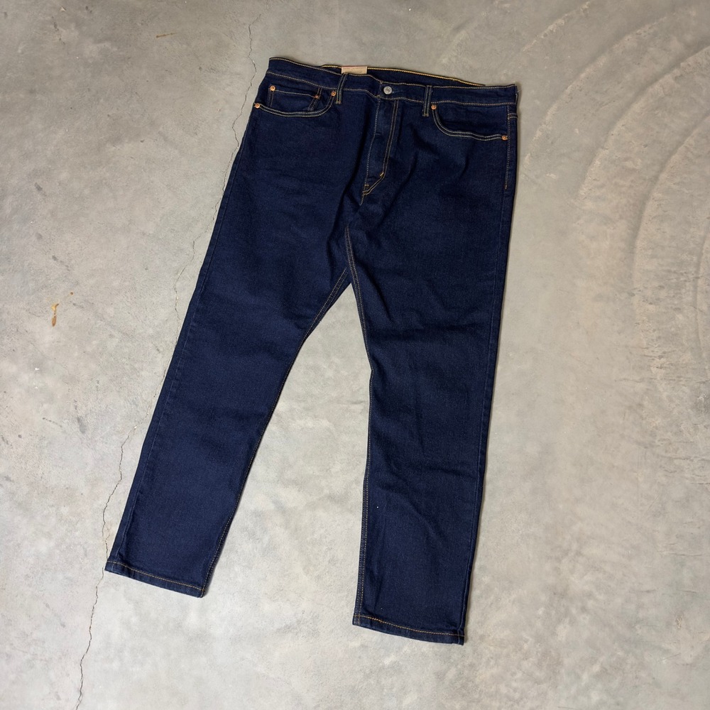 NWT Levi's 512 Slim Taper Jeans Mens 38x30 Indigo Blue Stretch Denim Casual